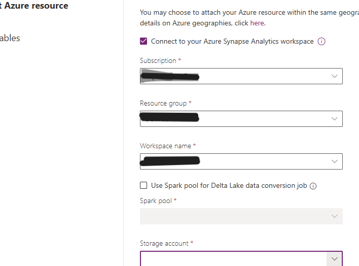 AzureLinkProblemScreenshot