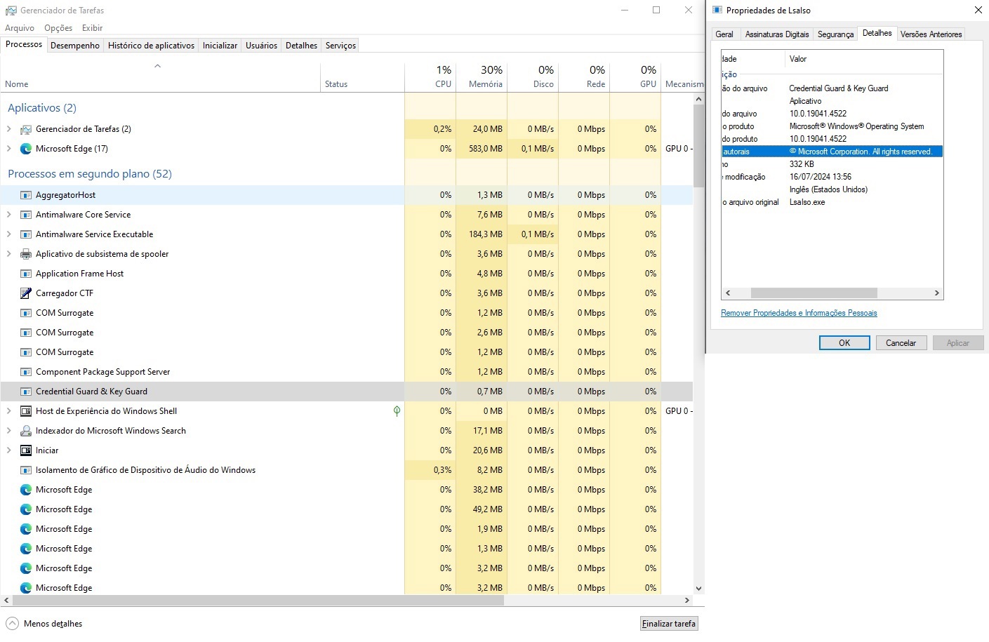 Problema Credential Guard & Key Guard - 19.07.2024 - 6