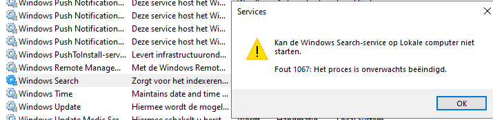 Windows Search service will not start on Windows server 2022 ...