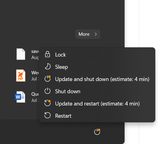 How To Update and Shut Down With Windows 11 - Microsoft Q&A
