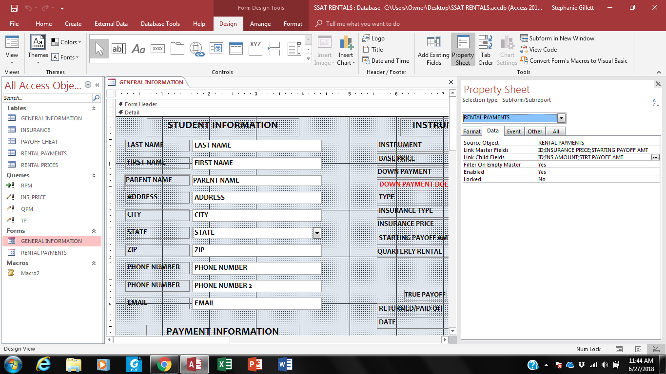 Access - Form/Subform - 1 linked field not working - Microsoft Q&A