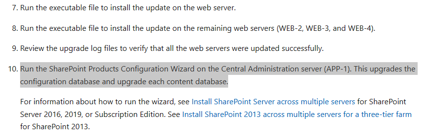 Does the Sharepoint products configuration wizard perform similar ...