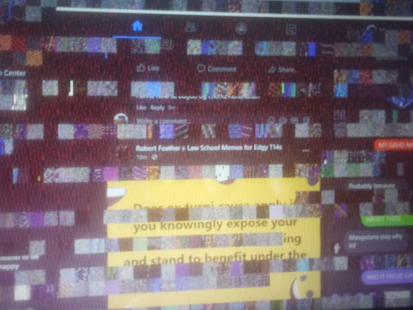 Little black and colorful squares all over my frozen screen - Microsoft Q&A
