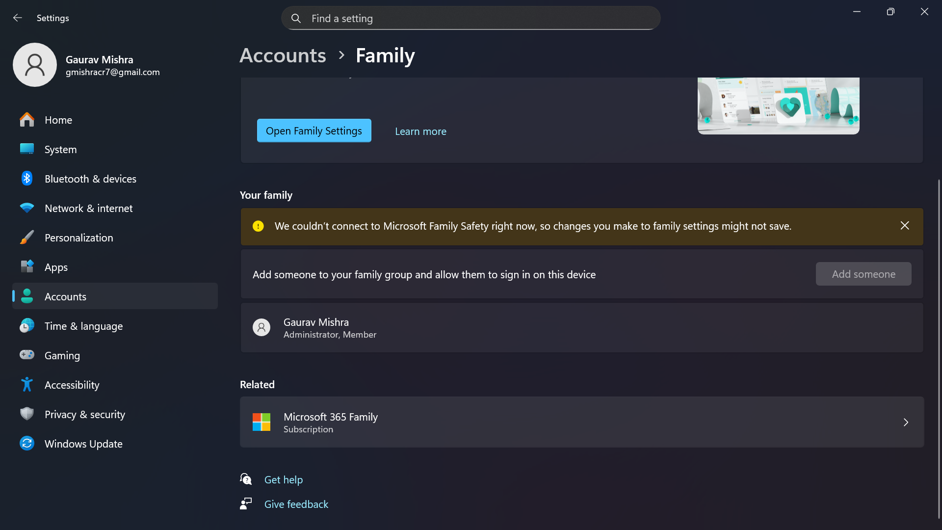 Family Group Remove - Microsoft Q&A
