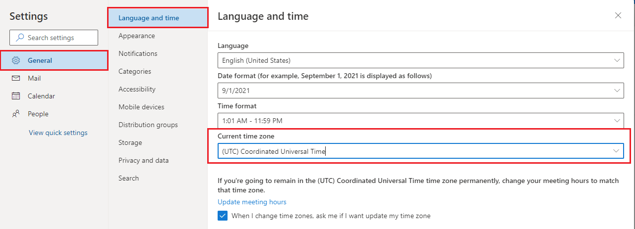 Event Time zone not converting according to the Current time zone in ...