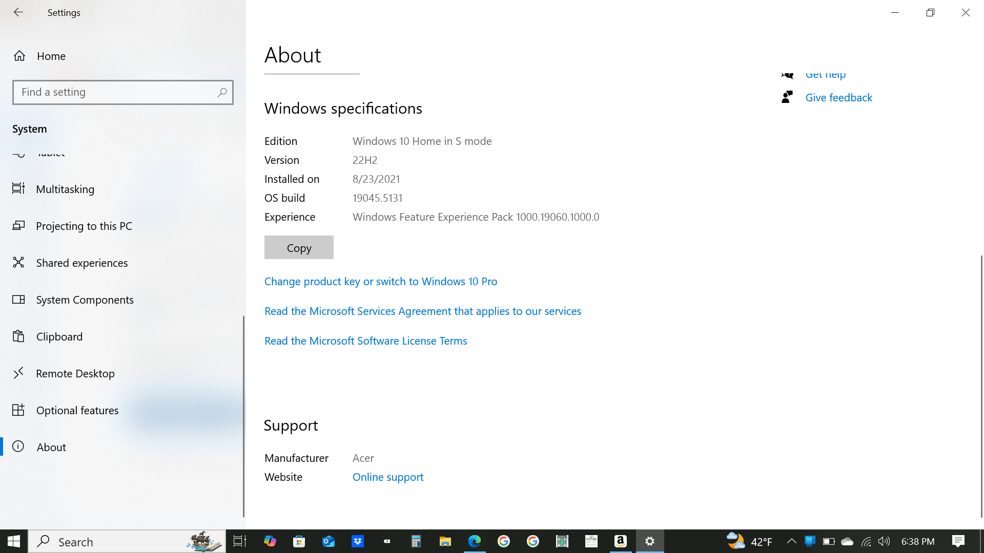 "Error encountered" after doing a Windows 10 update - Microsoft Q&A