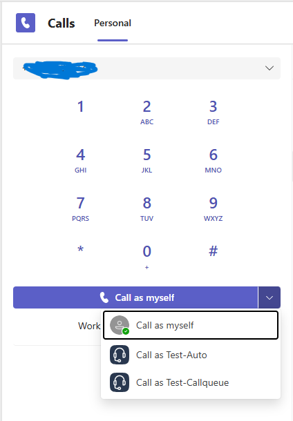 Unable to make outbound calls using “Call as Call Queue” in Teams Phone ...