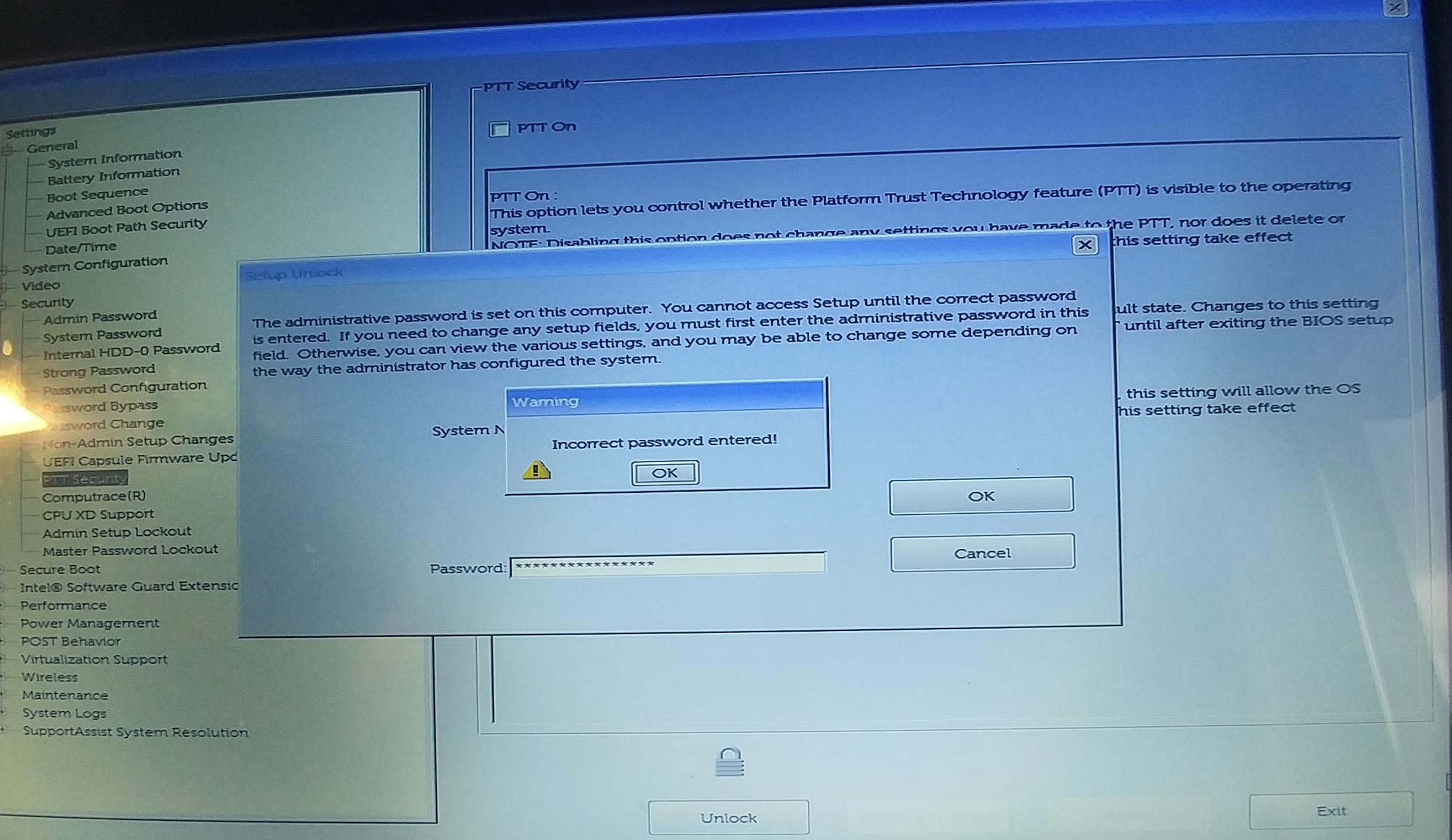 Update BIOS to enable PTT - Microsoft Q&A