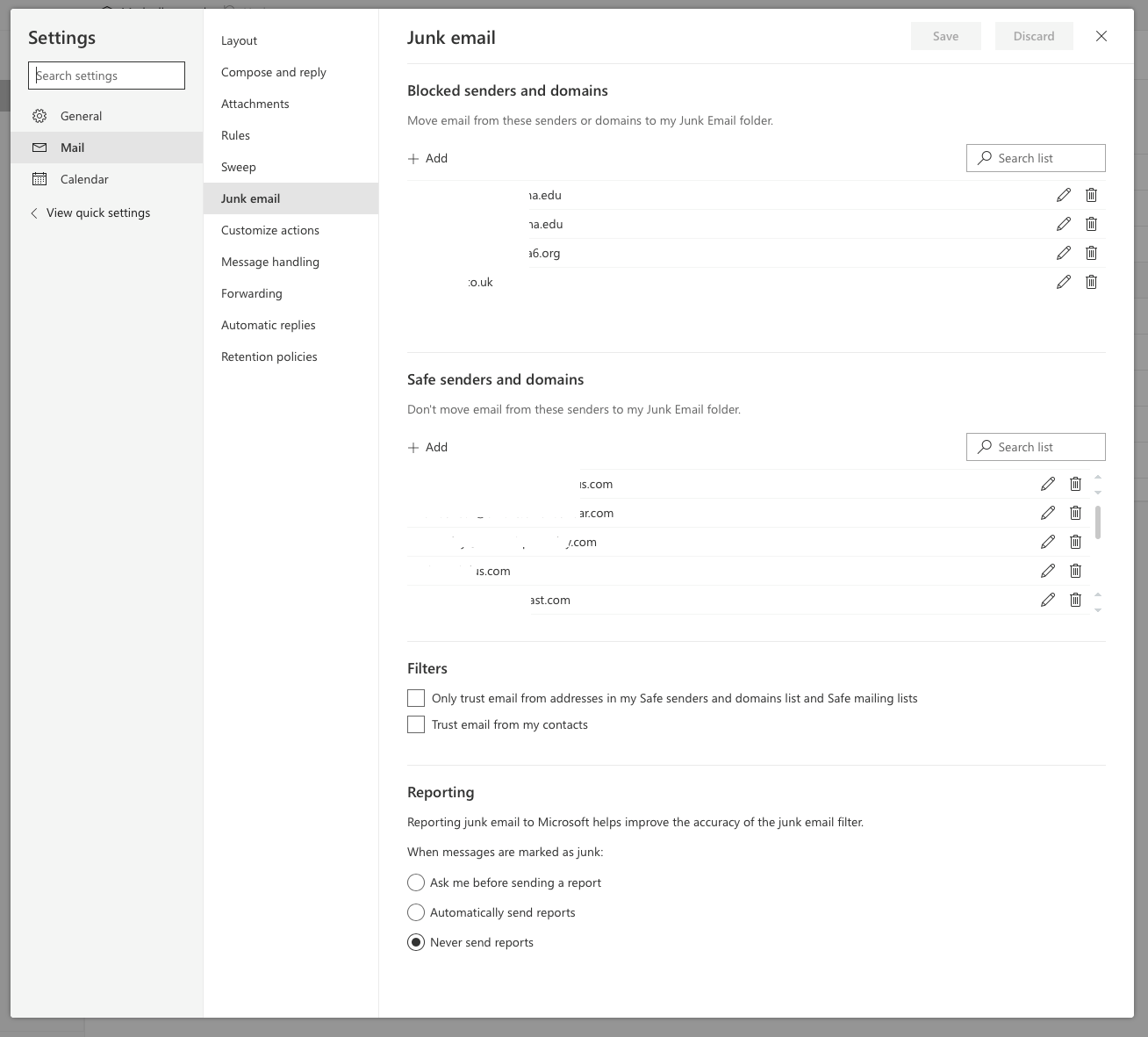 New Outlook in O3065: turn off junk filtering entirely? - Microsoft Q&A