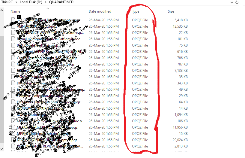 Got affected by the opqz ransomware and my fathers document got ...