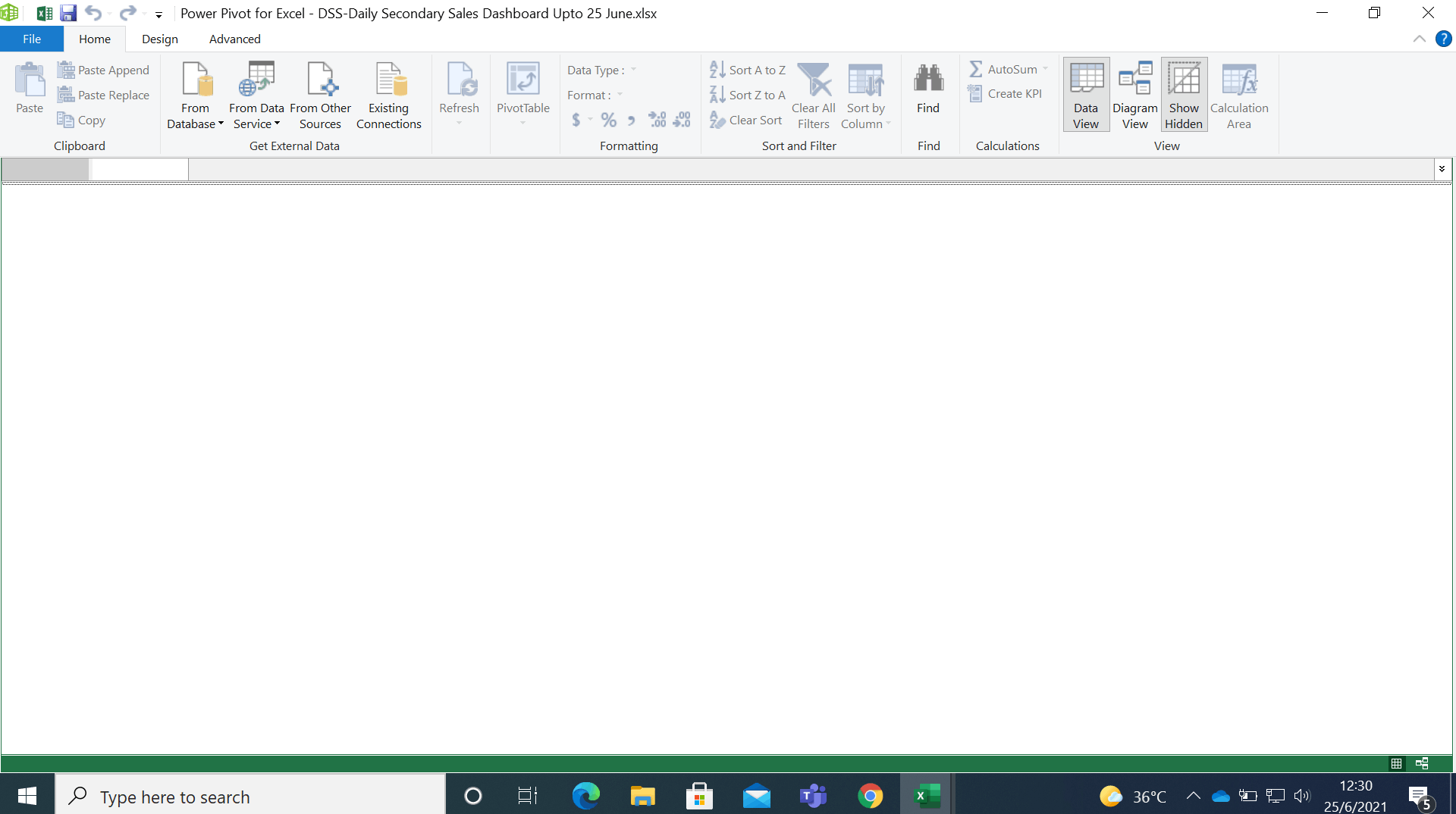 Excel Power Pivot window Data source fully hide and display - Microsoft Q&A