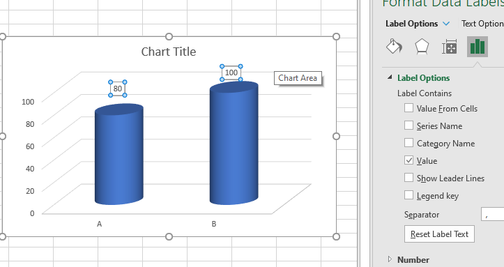 Excel 365 Data lead lines appear when chart pasted as a picture either ...