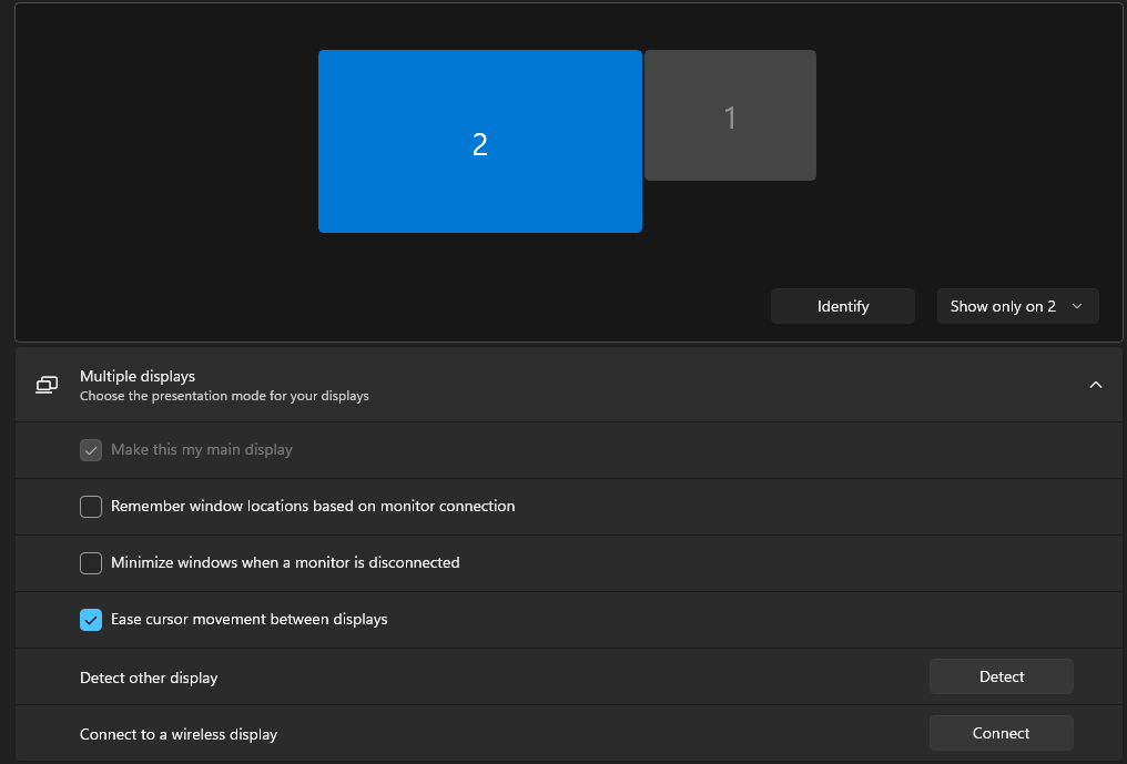 Laptop has two monitors, but I only use one screen - Microsoft Q&A