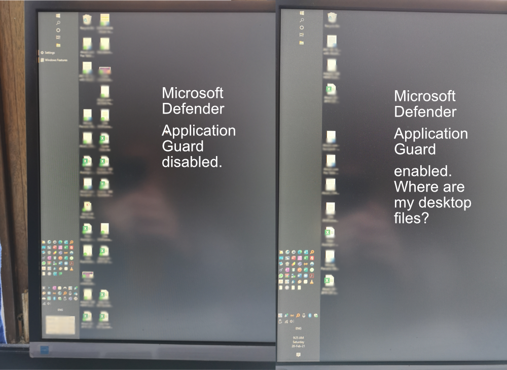 Bug Microsoft Defender Application Guard - Microsoft Q&A