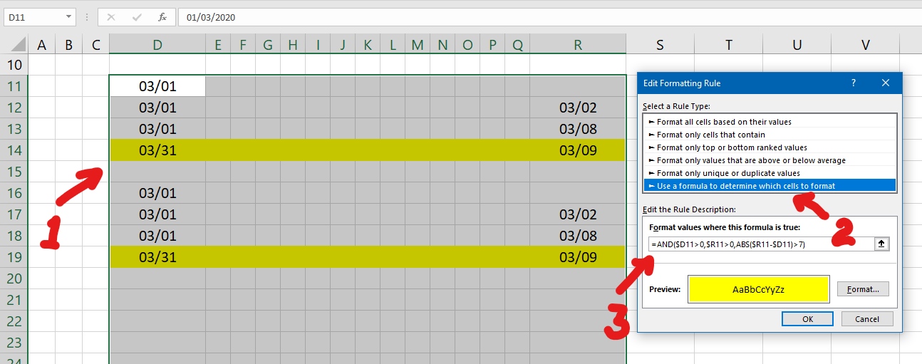 Conditional formating while Ignoring Formula - Microsoft Q&A