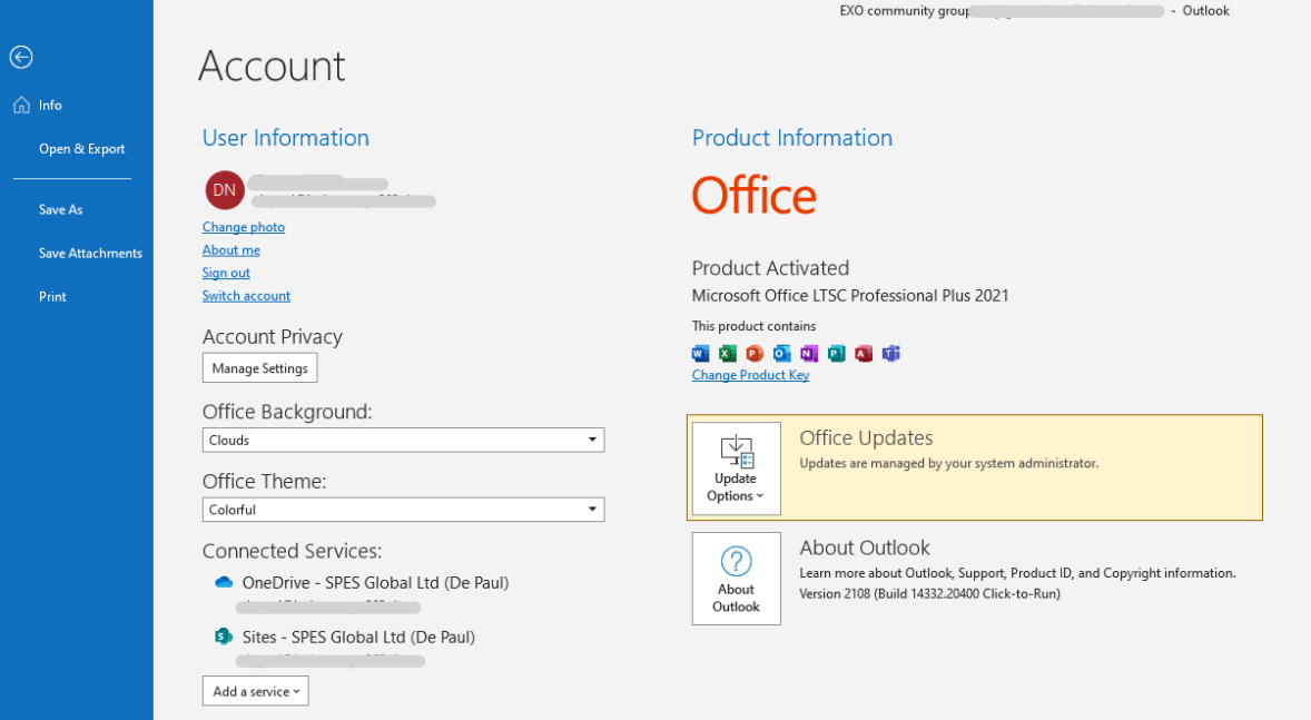 0x80042109, and 8 error , in outlook 2021 office, POP setting. Incoming ...
