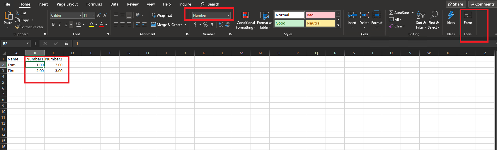 Excel input from Forms - Microsoft Q&A