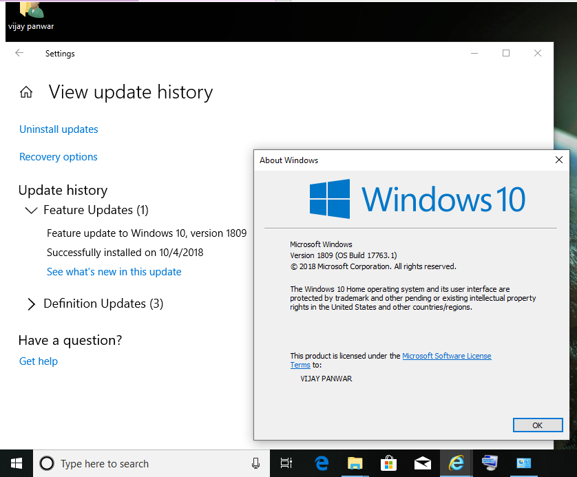 Why not i receive windows 10 1809 update via windows update after re ...