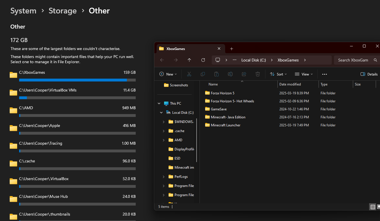 Why is Xbox games and Installed apps using double the storage ...