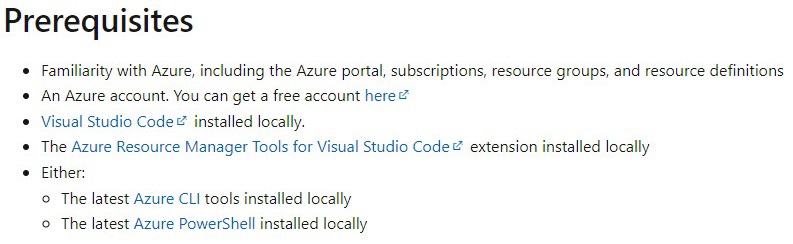 qna training arm template introducation prerequisites