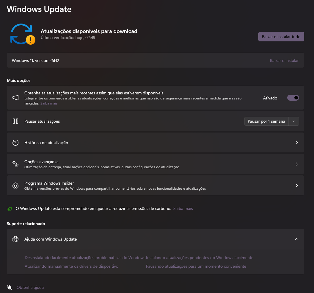 Windows 11 23H2 NEVER updates to 24H2,whether here on PC or laptop ¬¬ ...