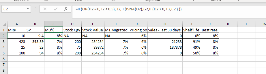 multiple condition in IF formula - Microsoft Q&A