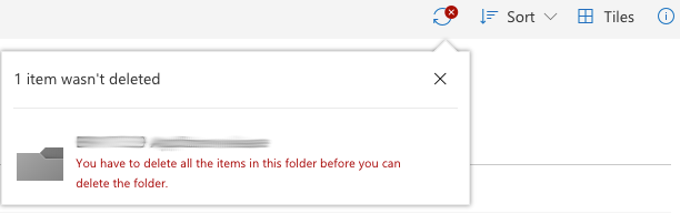 Cannot delete folders form OneDrive without deleting all content and ...
