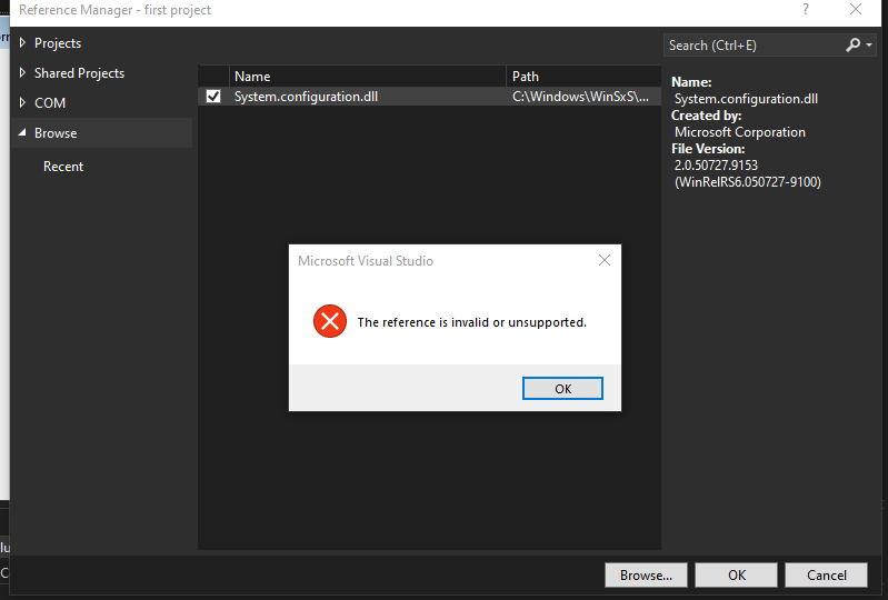 refence error