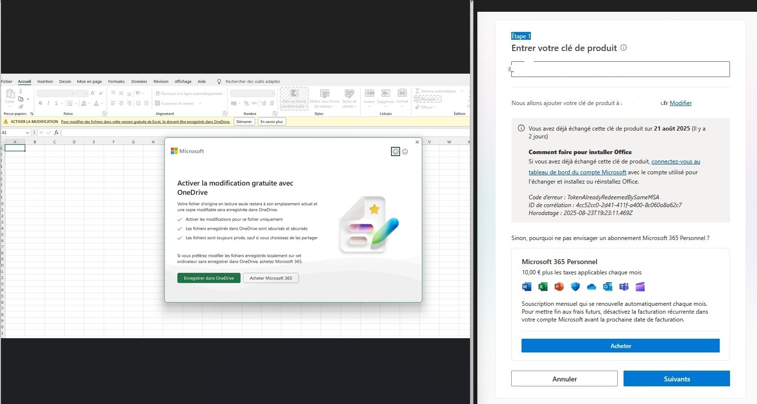 ERREUR Microsoft 3