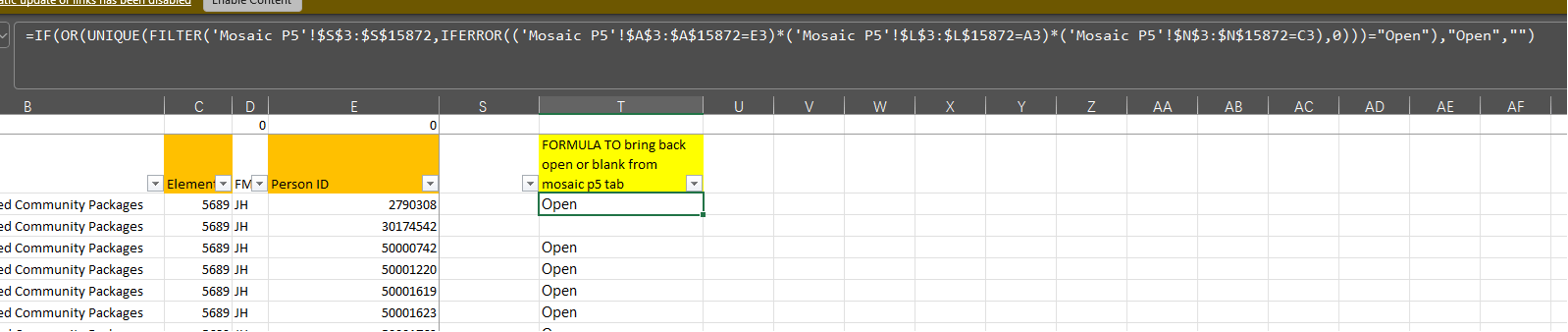 multiple criteria formula - Microsoft Q&A