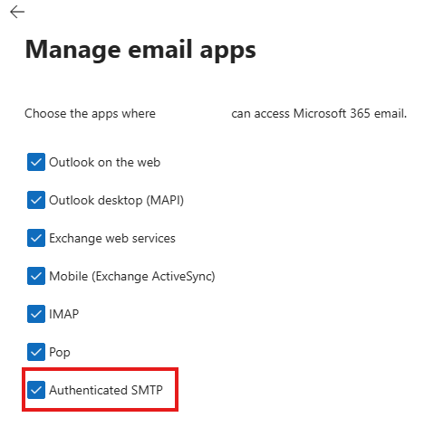 How to enable SMTP AUTH on Microsoft 365 - Microsoft Q&A