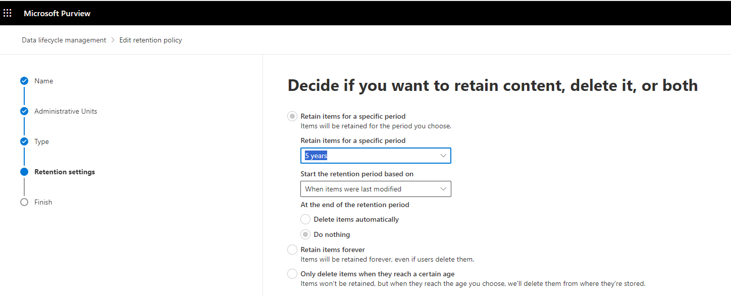 RetentionHoldEnabled and Retention Policy - Microsoft Q&A