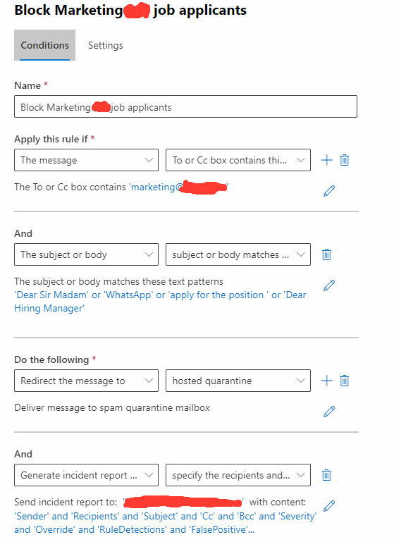 Why won't exchange rule work? - Microsoft Q&A