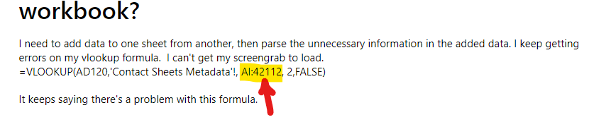 How to do a Lookup between two sheets in a workbook? - Microsoft Q&A