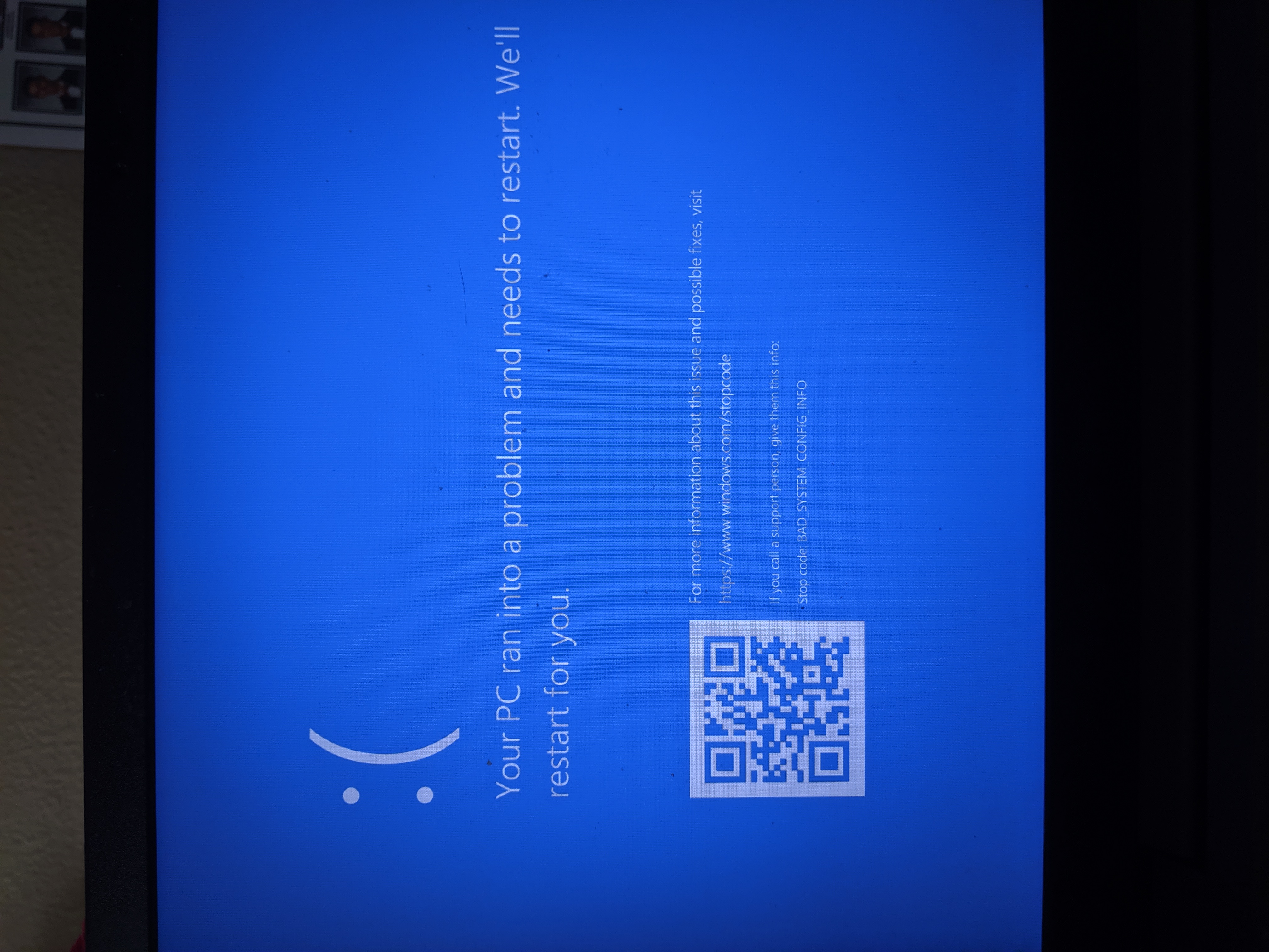 Windows 10 Blue screen Error - Microsoft Q&A
