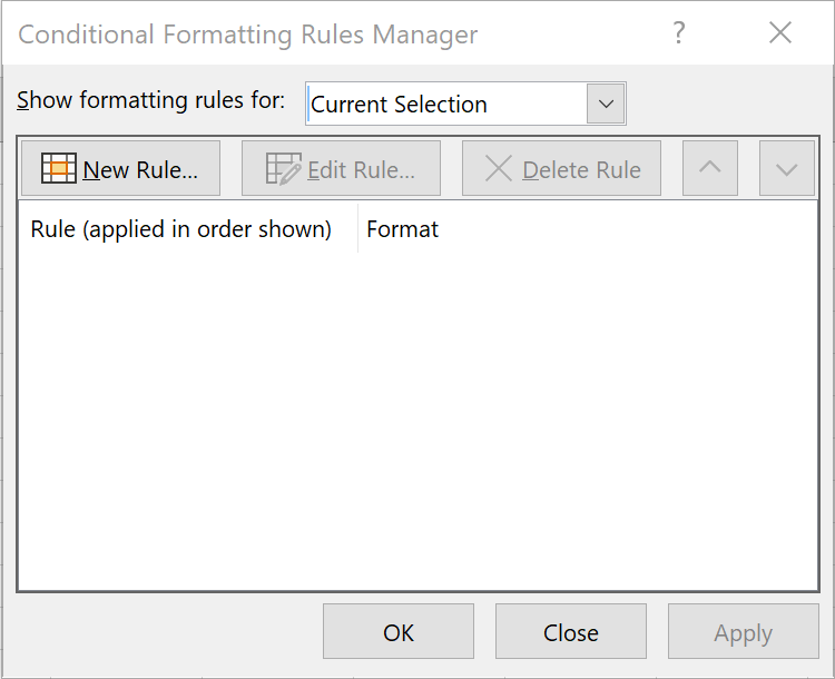 Rules Manager Dialog Box Not Displaying Correctly - Microsoft Q&A