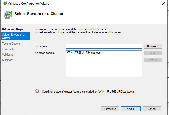 Not able to add node in the cluster - Microsoft Q&A
