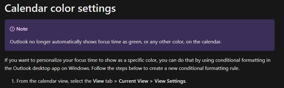 Viva Focus Time Category - Microsoft Q&A