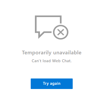 Azure Bot Service Web Chat Channel 無法正常使用 - Microsoft Q&A