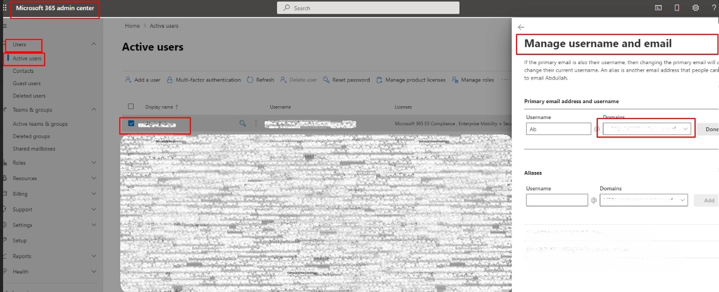 Domain alias email not working on 365 licence. - Microsoft Q&A