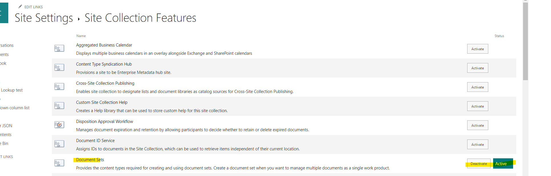 New document set option not showing in subfolders of library ...