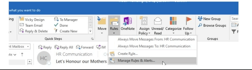I am getting this error: Outlook rules not working - Microsoft Q&A