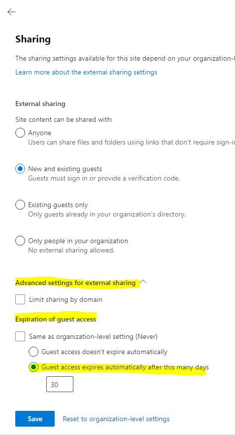 How to share link of Sharepoint video file with multiple external users ...