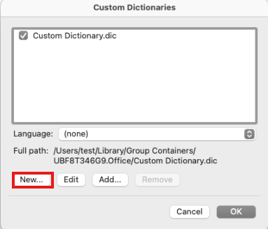 Mac, Word 365, error 