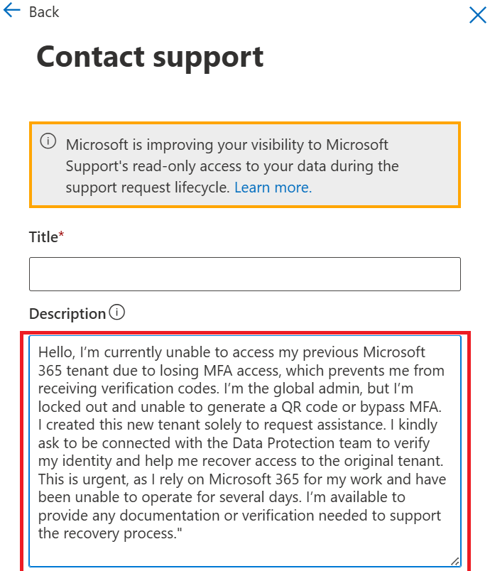 Impossible to connect to my account due to MFA - Microsoft Q&A