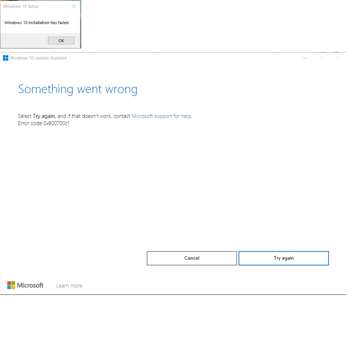 Windows 10 does not install feature update from 20H2 and up ...