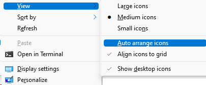 Rearranging 2nd Display Doesn't Rearrange Icons - Microsoft Q&A