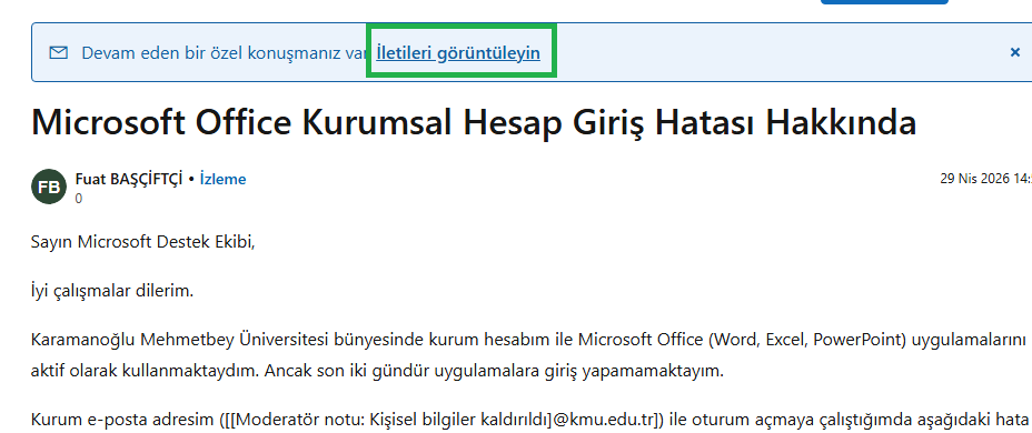 Kullanıcının resmi