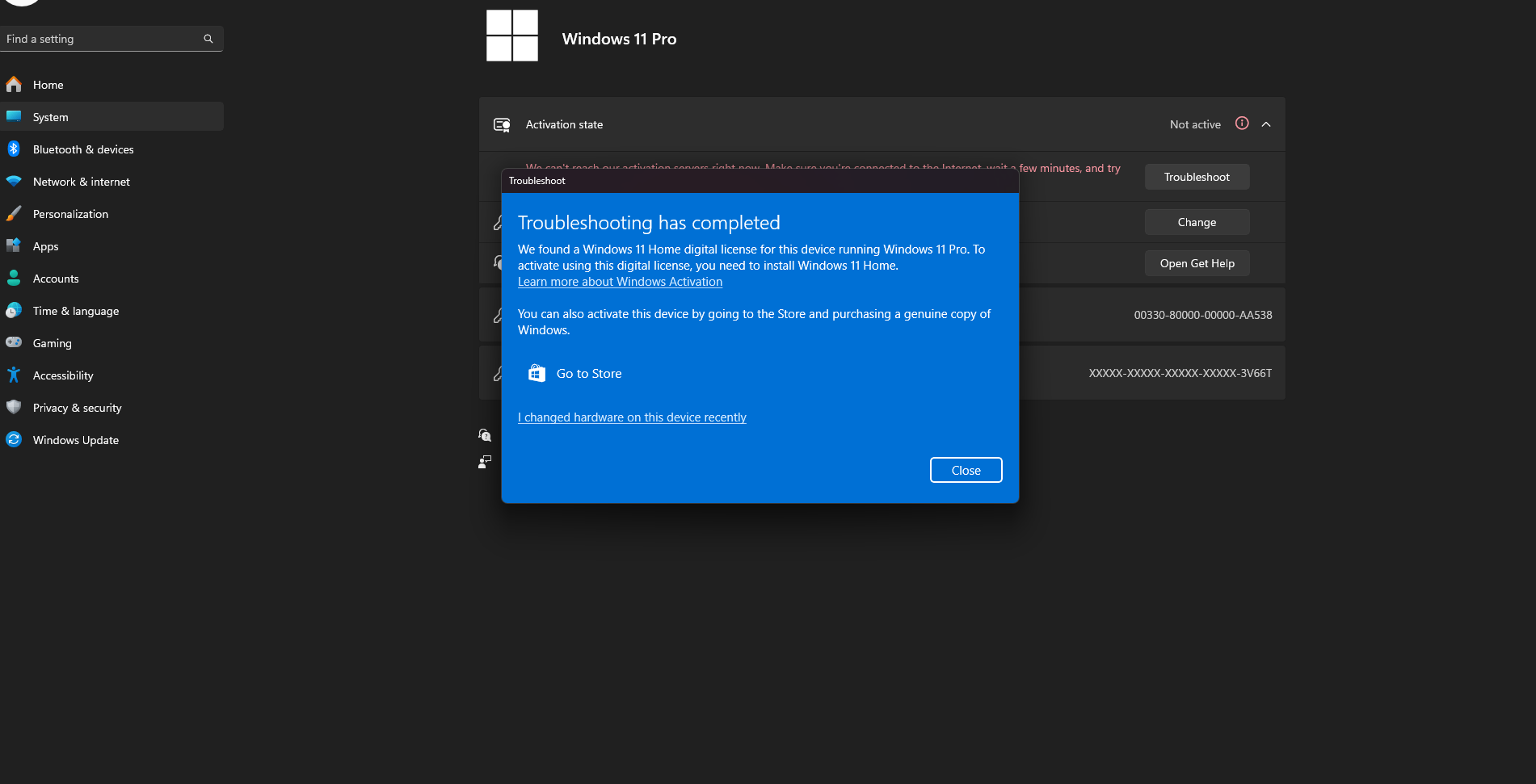 I can't activate my windows - Microsoft Q&A