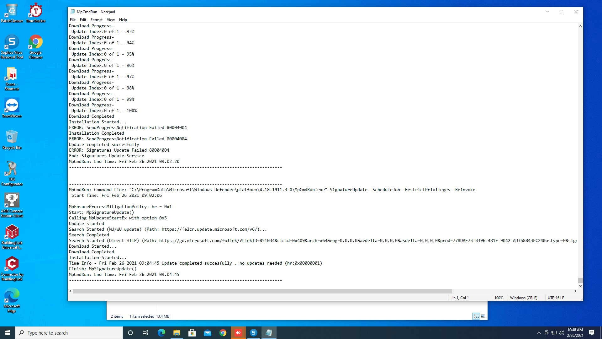 mpam files filling hard disk - Microsoft Q&A